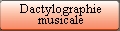 Le clavier de dactylographie musicale